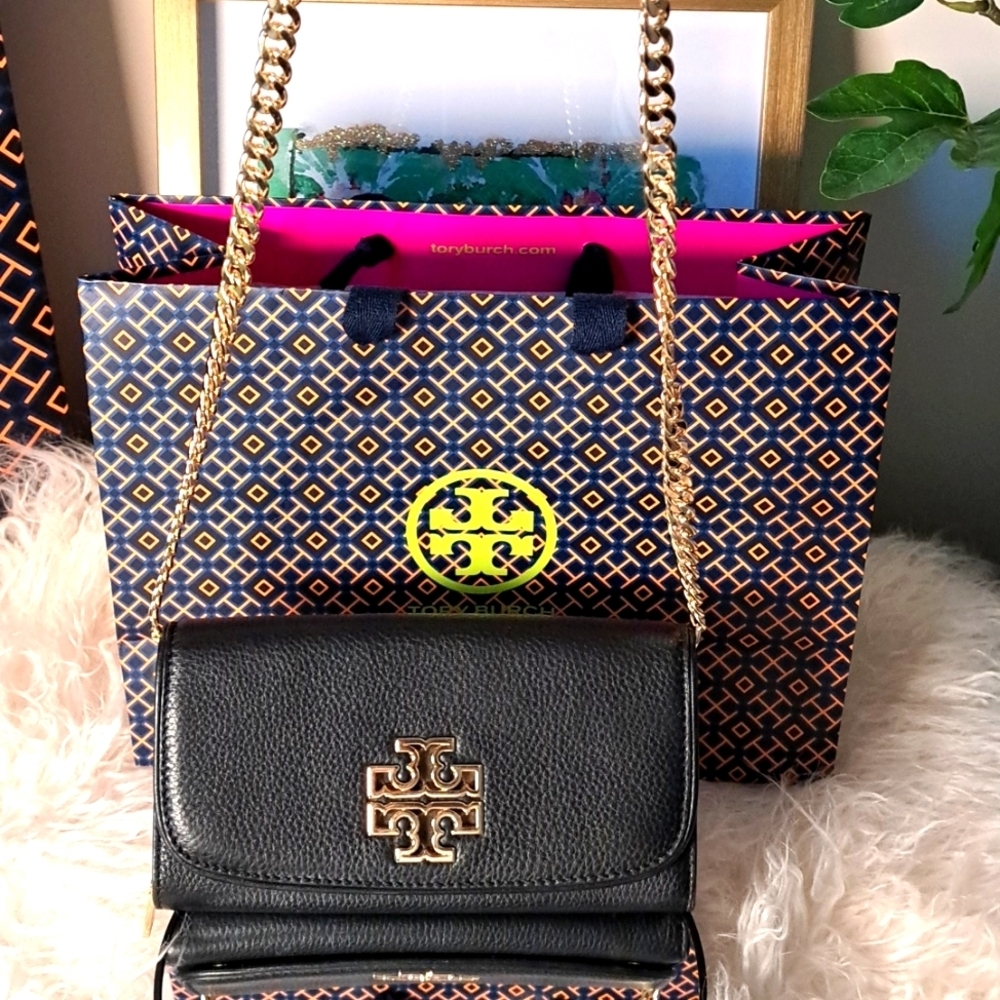 Tory Burch Britten Duo Envelope Continental Wallet EUC - Picture 13 of 14
